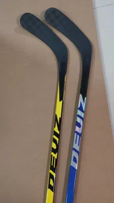 Custom Ice Hockey Stick with Chrome Metal Logo Based on Different Models