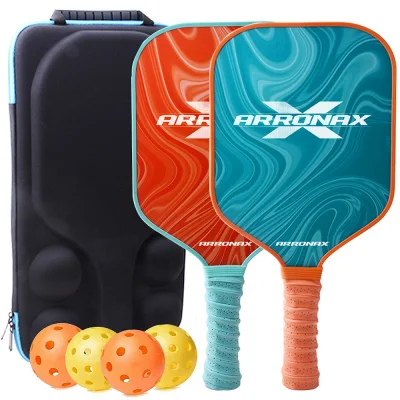 Top Sale Graphite Paddles with 4 Pickleballs and Pickleball Paddle Bag Carbon Fiber Pickleball Paddle Set