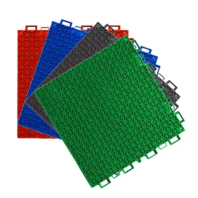 Eco-Friendly UV-Resitant Interlocking PP Floor Tile for Hockey Court