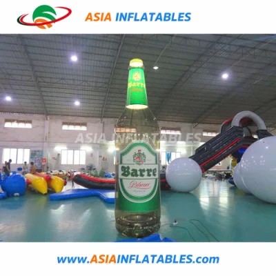 4m High Inflatable Beer Bottle with LED Light