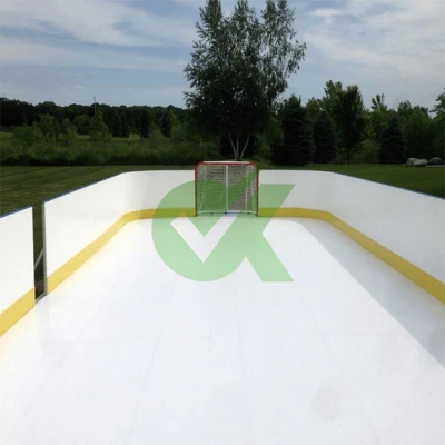 Wear-Resistant HDPE Hockey Rink Board Equipment/Synthetic Ice Skating Tiles