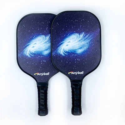 Carbon Fiber Pickleball Paddle Sets 2 Rackets with 4 Pickle Balls Professional Sets Suitable for Training
