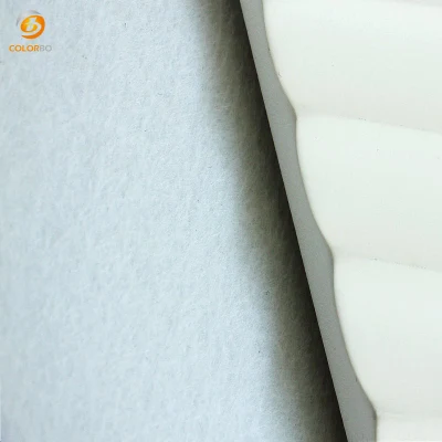 Grade a Fireproof Material MDF Eco-Friendly Painting Surface Waved Wall Covering Plate Effective Interior Soundproof Decorative Acoustic Wall Panel Board
