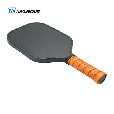High End Raw T700 Carbon Fiber Texture Face with Honeycomb Polypropylene Core Elongated Pickleball Paddle