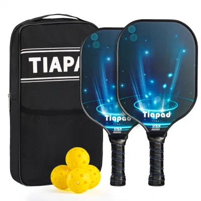 Professional High Quality Carbon Fiber Pickball Padel Custom Factory Supply Pickleball Paddle Rackets Carbon Surface 3K