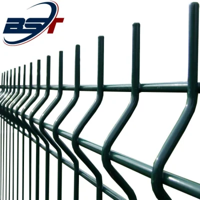 Triangle Bend 3D Welded Wire Mesh Fence for Yards