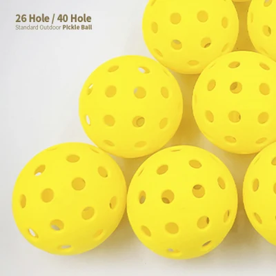 Factory Wholesale Pickleball 40 Hole Practice Balls Customization Accepted