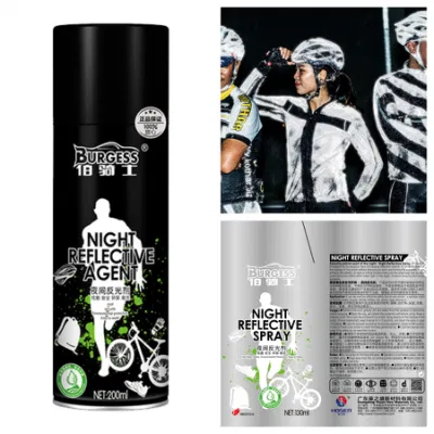 Burgess Night Bike Running Fluorescent Painting Anti-Accident Safety Reflective Spray Paints