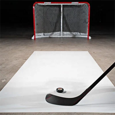 Portable Outdoor Sports UHMWPE Ice Hockey Synthetic Tiles