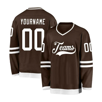 Wholesale Cheap New Design Practice Jersey Sublimation Quick Dry Embroidered Mens Sport Wear Hockey Wear