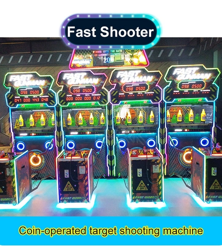 Amusement Arcade 4 Fast Shooter Swarm Infrared Shooting Gun Game Machine