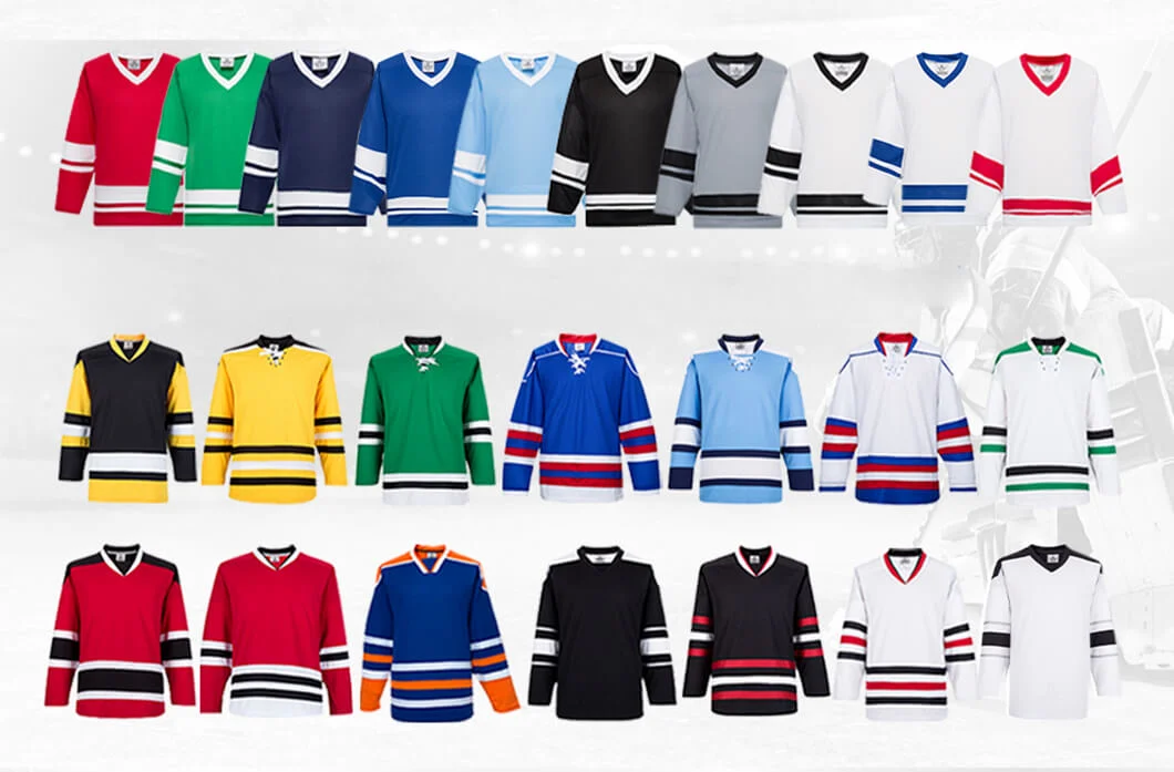 Wholesale ODM Service Sportswear Gear Plus Size Men Clothing Sublimation Ice Hockey Jerseys