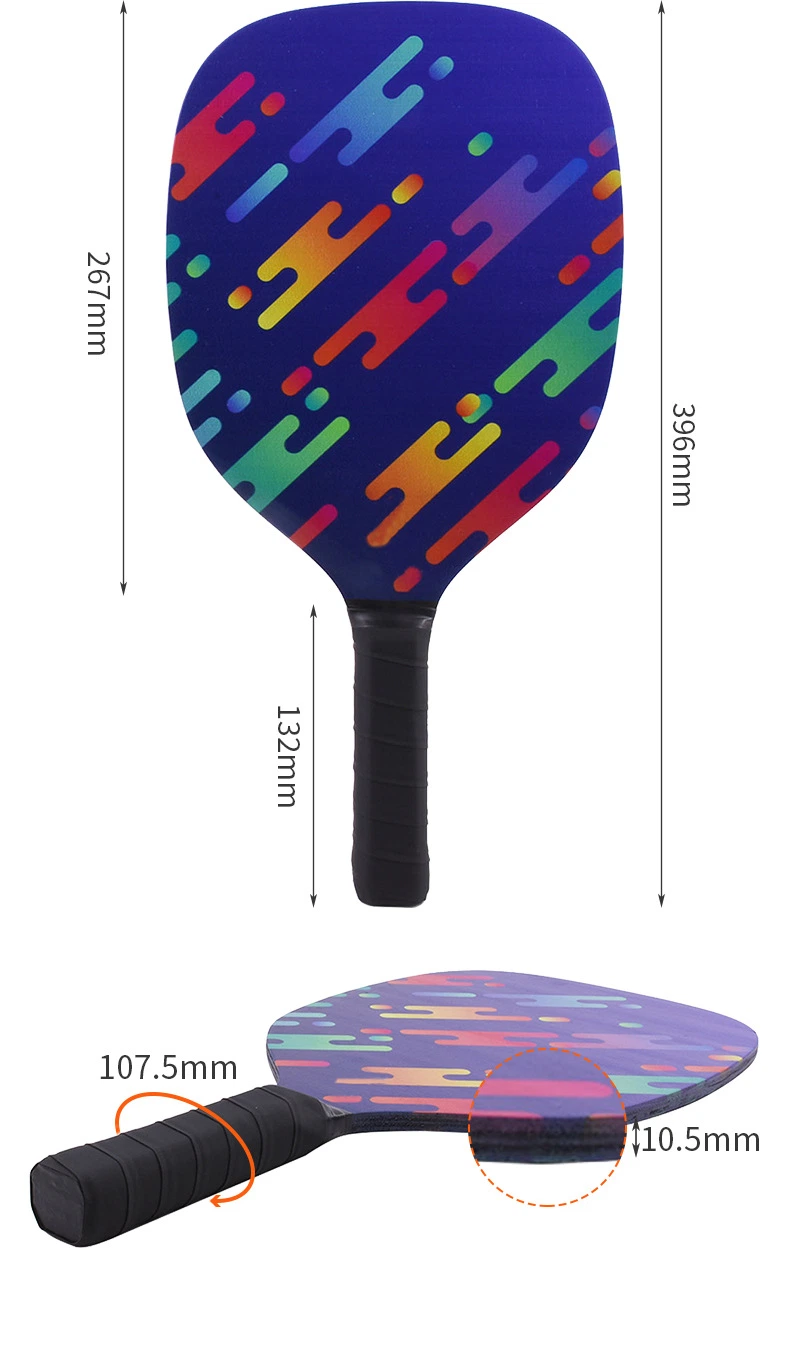 Best Seller Wholesale Customized Logo High Quality Wood Pickleball Paddle