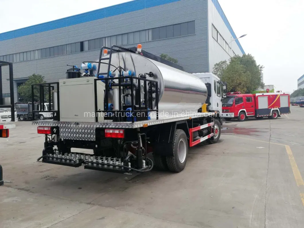 Dongfeng D9 10m3 Asphalt Tank Truck Capacity, 10 Cubic Special Asphalt Pavement Maintenance Truck for Sale