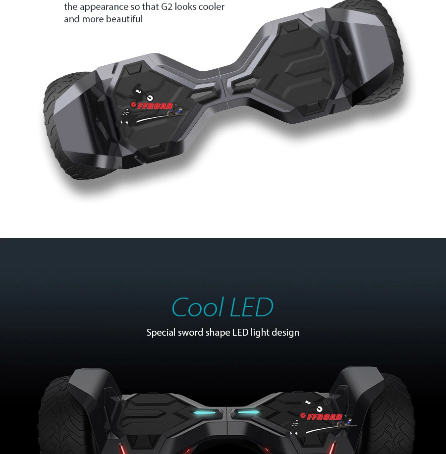 Warrior 8.5 Inch All Terrain off Road Balancing Hover Board with Speakers