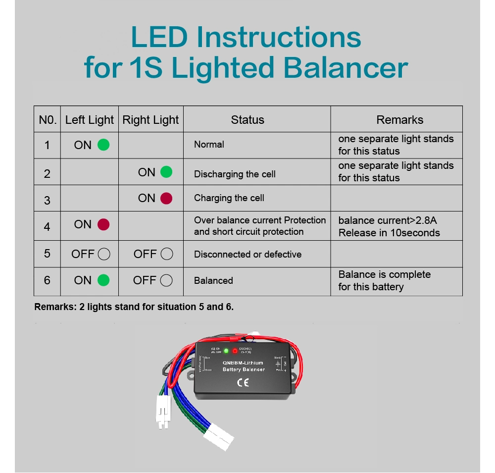 Lto Battery Balancer 5A Capacitor Inductance Active Equalizer Balancer Battery Board