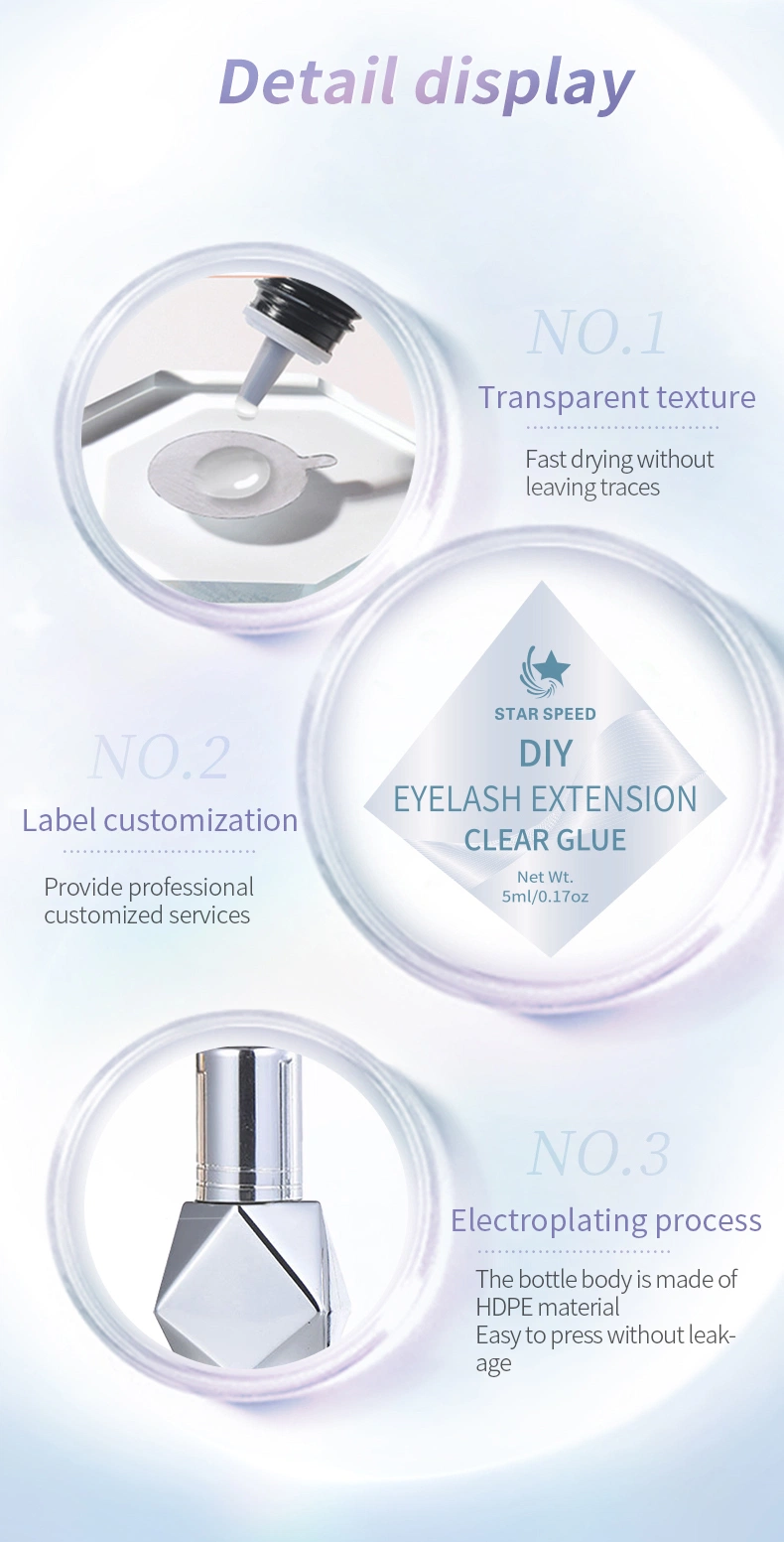 Top Quality Waterproof and Oil Resistant DIY Eyelash Extension Glue