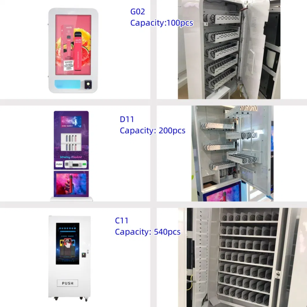 Wholesale Age Verification Small Wall Mounted Dispenser Vending Machines with Nayax Credit Card Reader