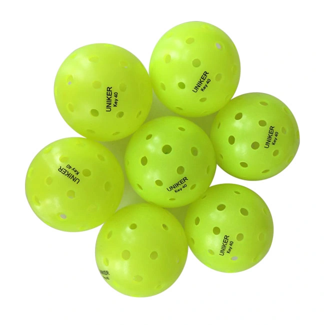 Pickleball Ball Set Outdoor Pickleball Balls Green Consistent Bounce