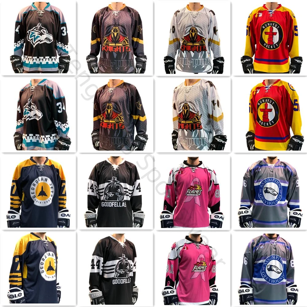 Factory Price Custom Made Uniform American Women Hockey Team Jerseys Sportswear