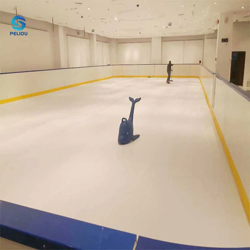 Mobile White Wear Resistant Self Lubrication UHMWPE Synthetic Ice Rink