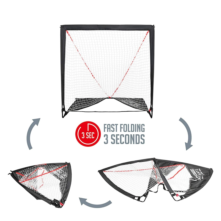 High Quality 6FT Portable Foldable Lacrosse Goal Net Anf Lacrosse Training Net