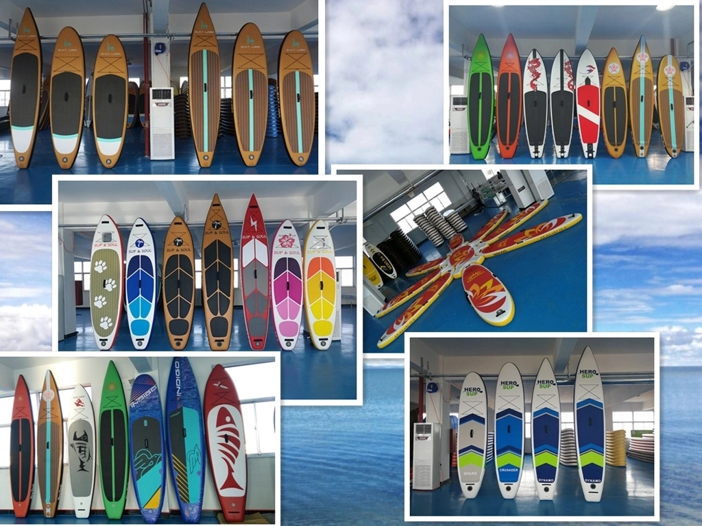 Light Weight Wooden Color Inflatable Sup Stand up Paddle Board