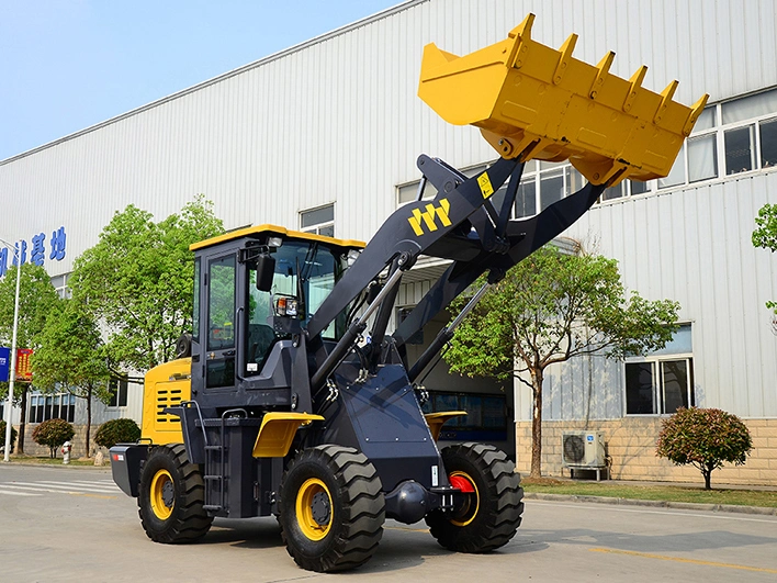 New Hydraulic Articulated Wheel Loader 1.1ton Wheel Loader Lw156fv