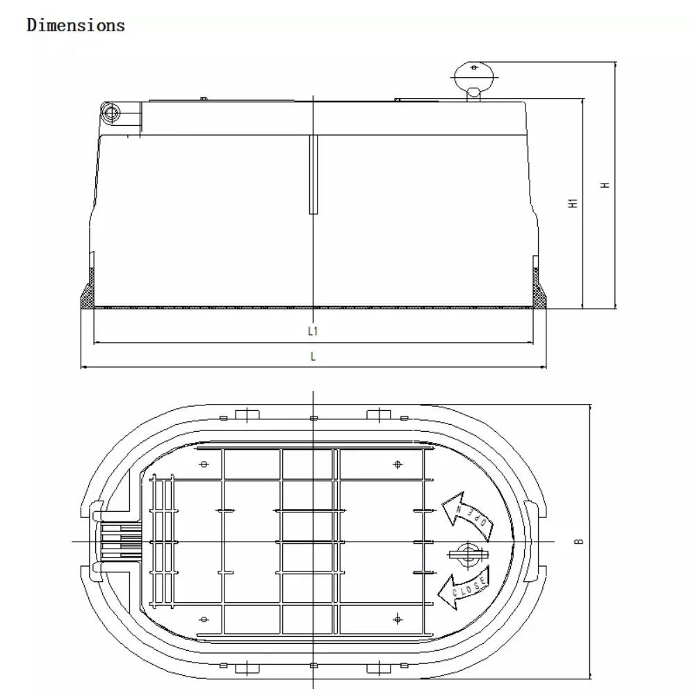 High Quality Composite Plastic Water Meter Box