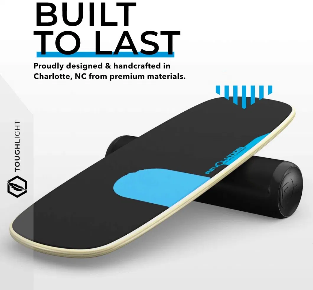 Custom High Quality Wooden Fitness Balance Board Sliding Plate