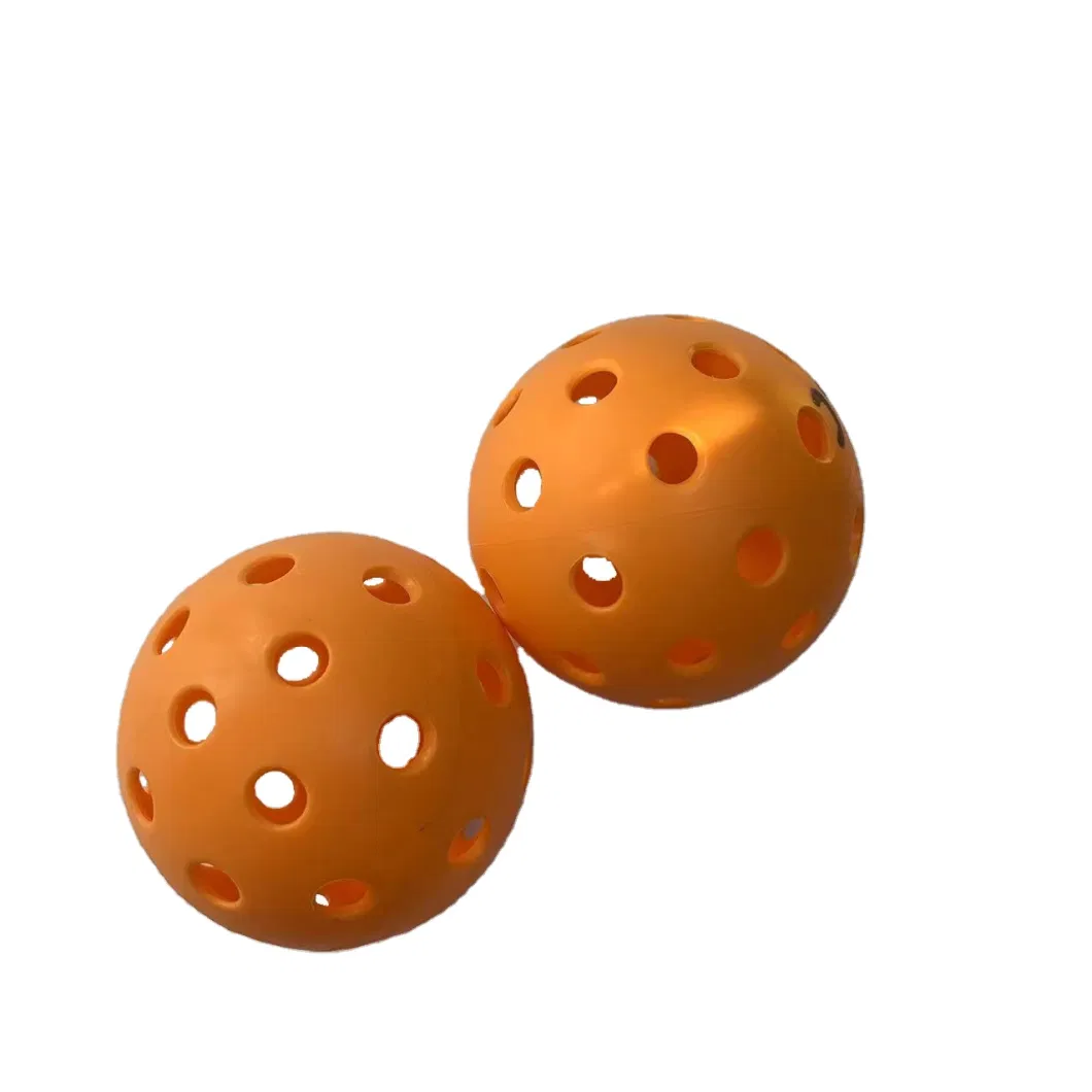 Pickleball Balls 40 Holes Pickleballs for Outdoor Indoor Hard Bounce High Elasticity