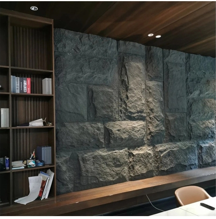 Best Quality PP Stone Panel Wall Faux Polyurethane Stone Panel 3D Wall Panel Board