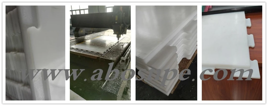 Self Lubrication and Wear Resistance Plastic Roller Skating Synthetic Ice Floor Tiles