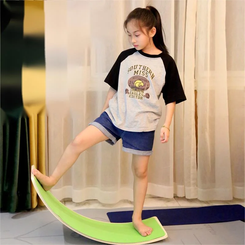 Wooden Balance Board for Children&prime;s Sense System Training Board