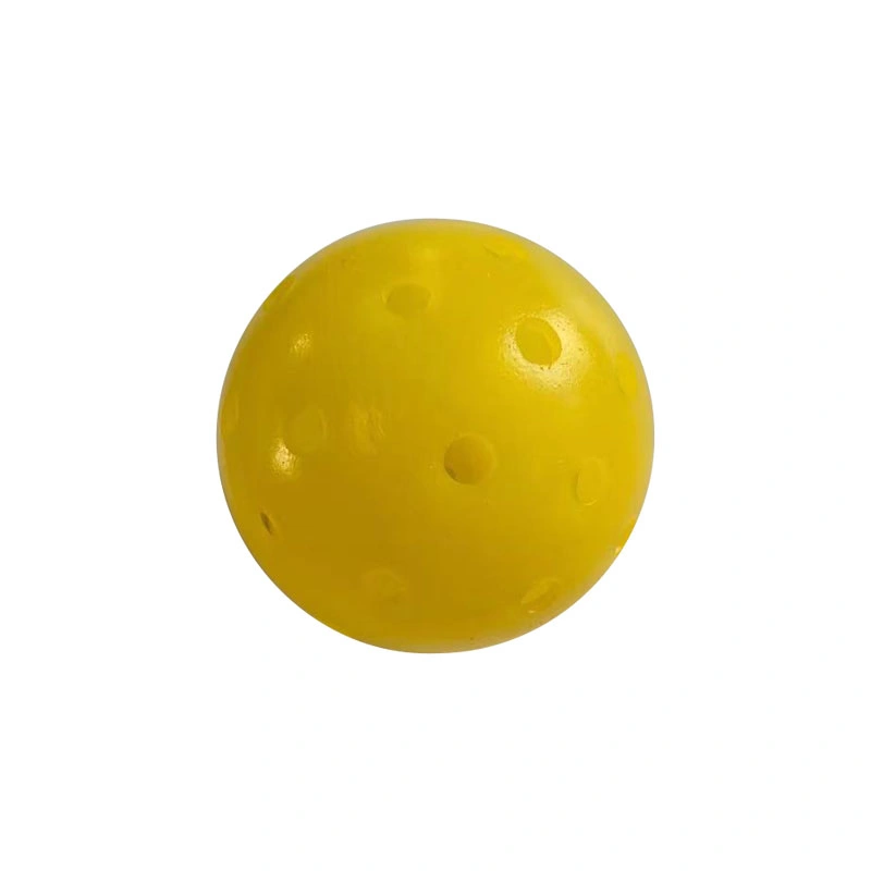 Uniker Sport Usapa Approved 40 Holes Outdoor Pickleball Ball Yellow