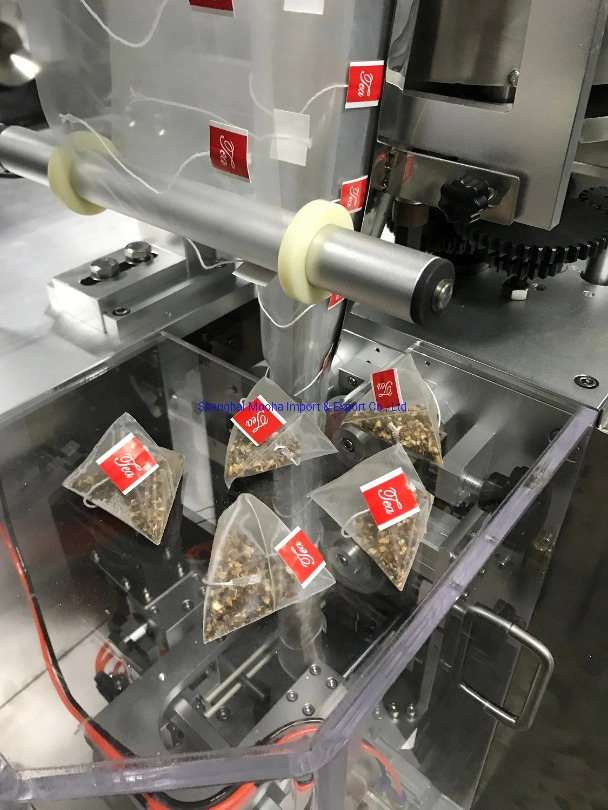 Automatic Triangle Pyramids Nylon Tea Bag Packing Machine for Making Inner and Outer Tea Bag