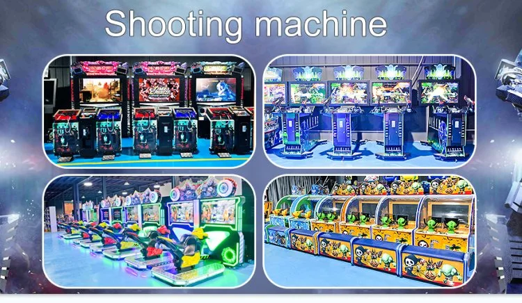 Amusement Arcade 4 Fast Shooter Swarm Infrared Shooting Gun Game Machine
