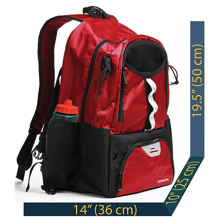 Extra Large Backpack - Field Hockey Equipment with Two Stick Holders and Separate Cleats Compartment