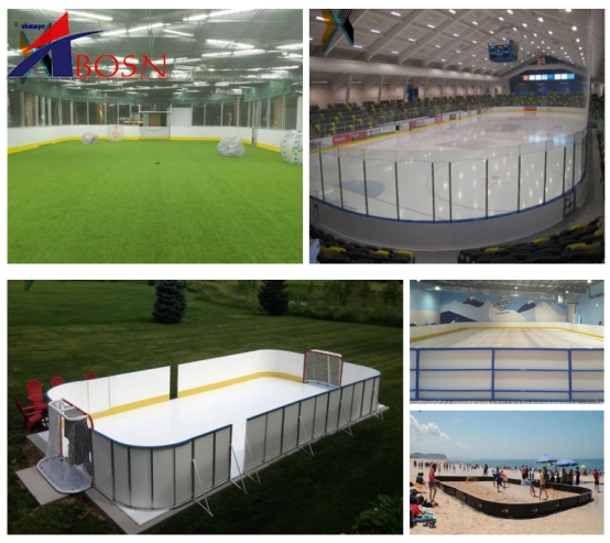 HDPE Dasher Board/Ice Rink Barrier/Ice Hockey Rink Board