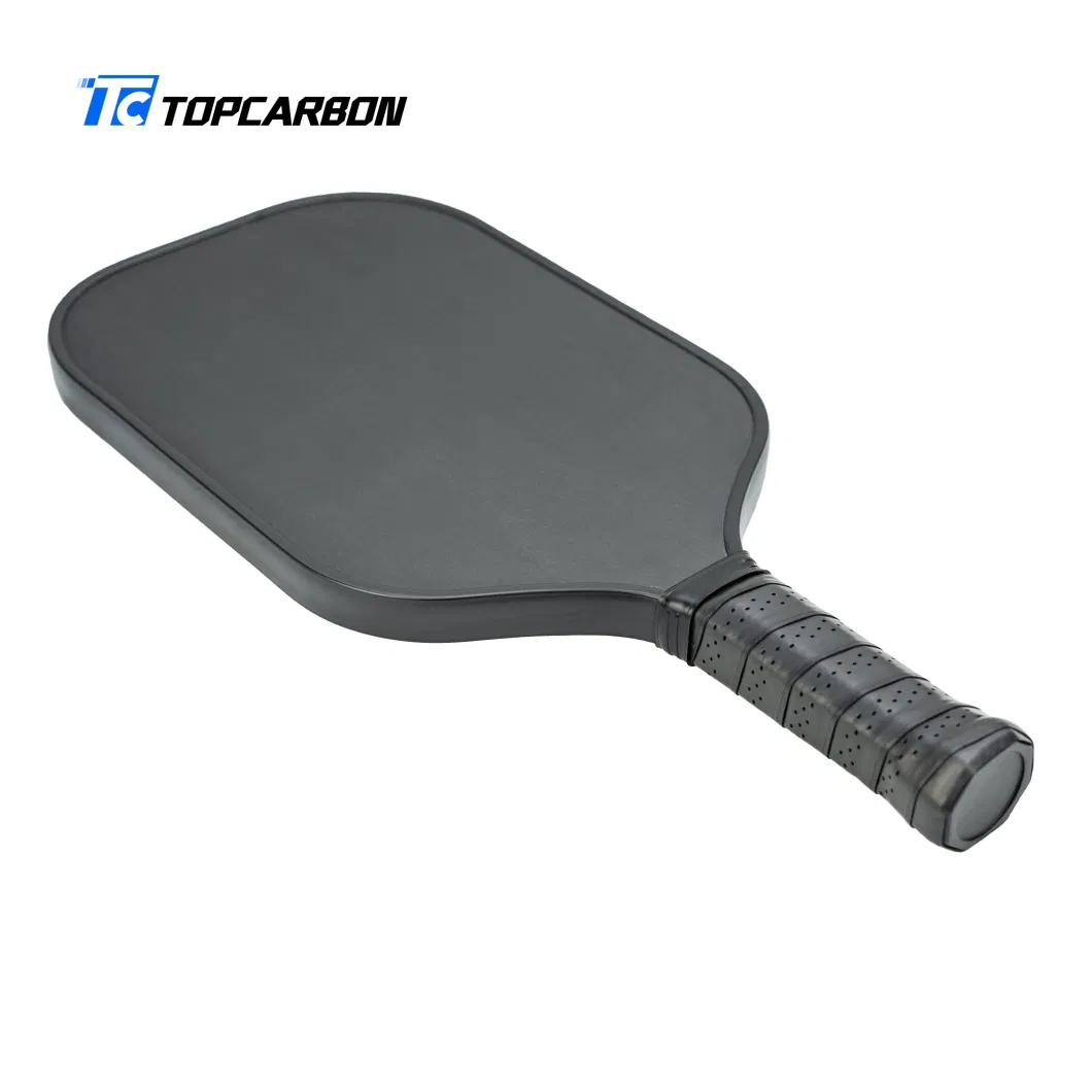 High End Raw T700 Carbon Fiber Texture Face with Honeycomb Polypropylene Core Elongated Pickleball Paddle