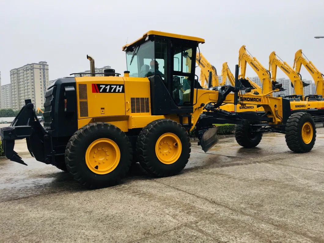 Brand Authorized! Sinomach 170HP Road Grader Changlin 717h Motor Grader with Ripper