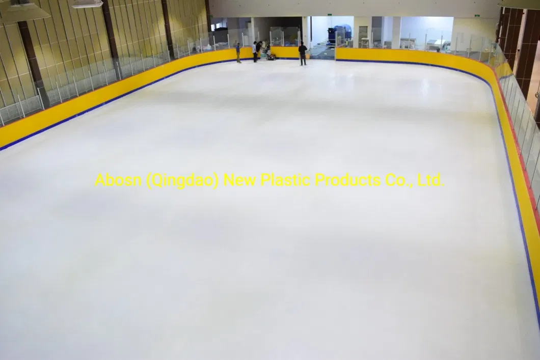 White Thicker PE Plastic Self Lubricating HDPE Polyethylene Ice Hockey Shooting Pad