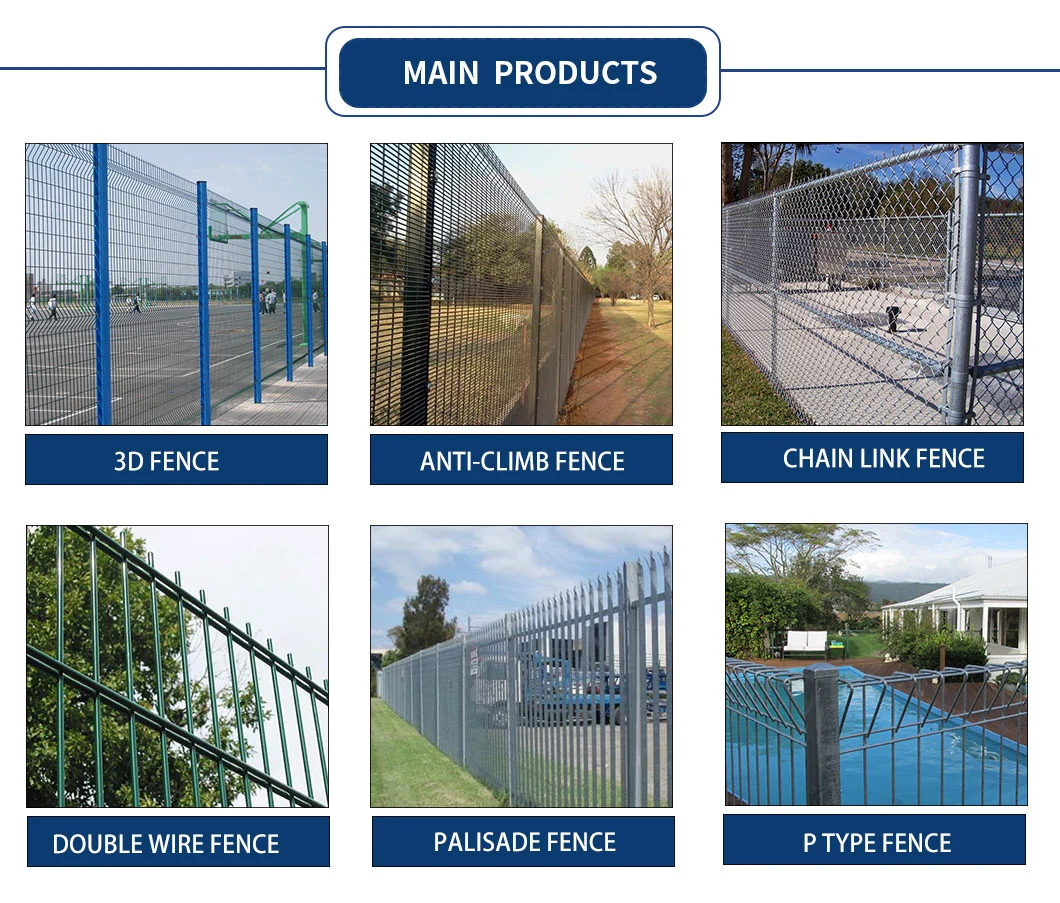Outdoor 3D Welded Curved Bending Triangle Wire Mesh Garden Fence