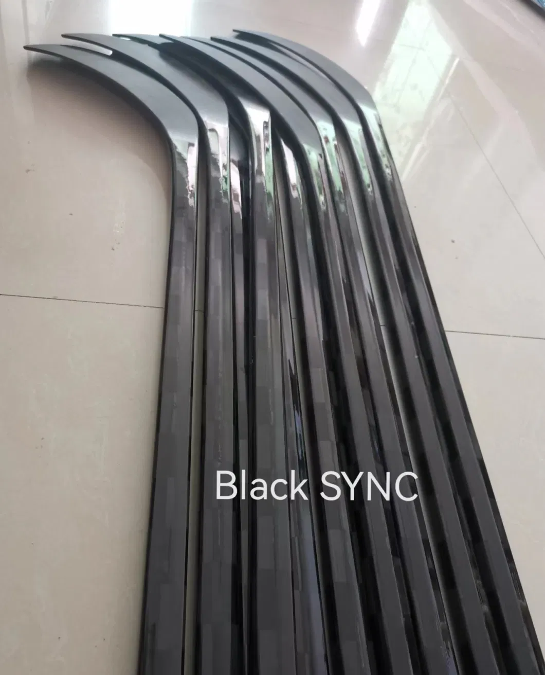 Custom Ice Hockey Stick with Chrome Metal Logo Based on Different Models