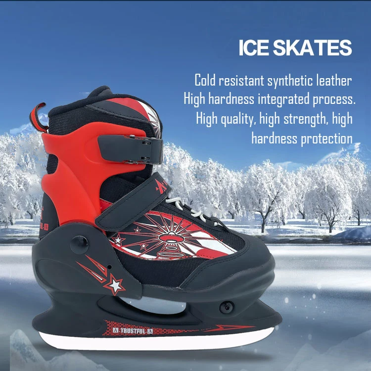 Wholesale Hockey Rink Hire Ice Hockey Skate for Kids with Adjustable High Quality Ice Skate