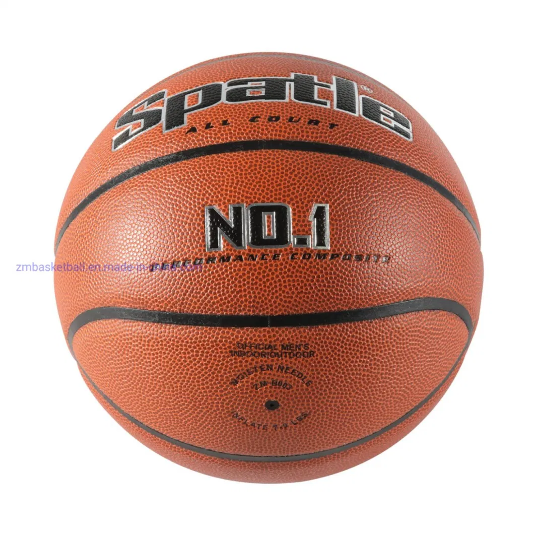 Customized White Leather Basketball with Your Logo - Size 7