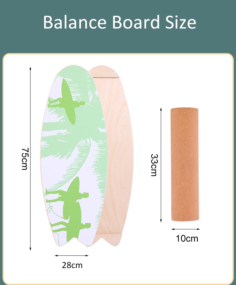 Balance Board Trainer Exercise and Build Core Stability Wobble Board for Skateboard Hockey Golf Snowboard &amp; Surf Training