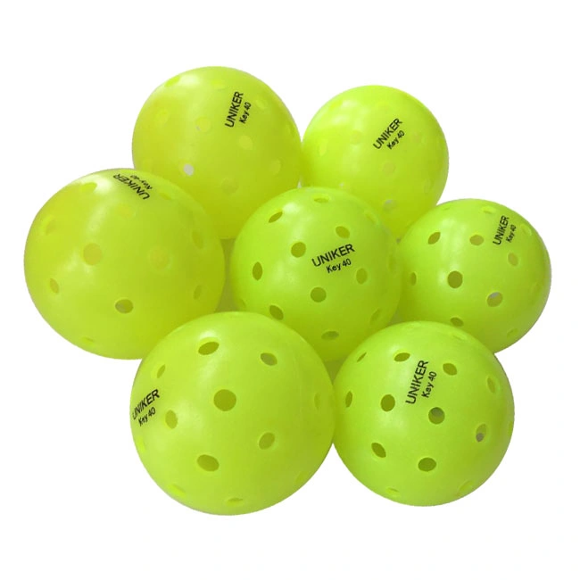 Pickleball Ball Set Outdoor Pickleball Balls Green Consistent Bounce