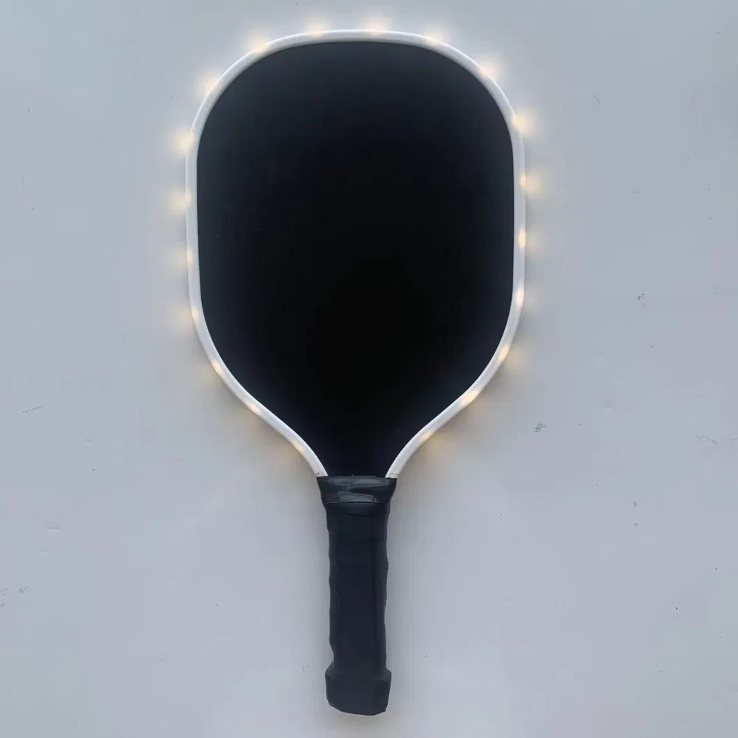 LED Light up Wooden Pickleball Paddle Durable Pickleball Paddle with Comfort Grip