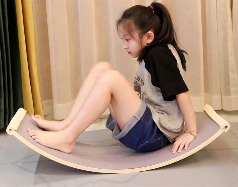 Wooden Balance Board for Children&prime;s Sense System Training Board